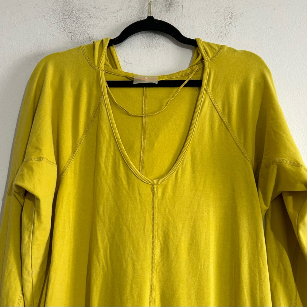 Free People Movement Hot Shot Long Sleeve Jumpsuit One Piece Yellow Small - Picture 8 of 16